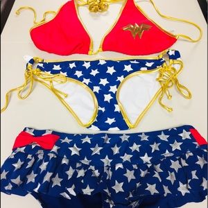 Lot of Women’s Wonder Woman Swimsuits